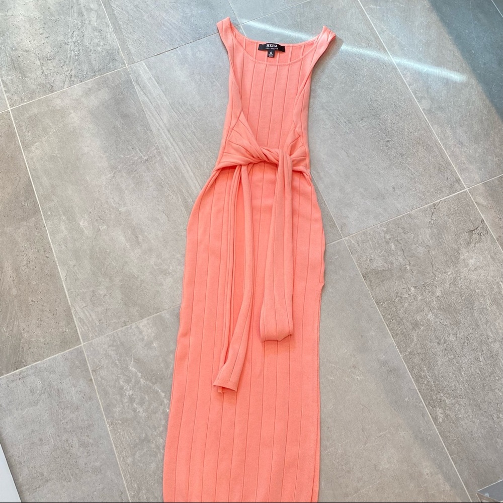 OOTDFASH Pink Ribbed Dress - Picture 3 of 3